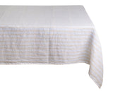 Linen Tablecloth - Striped Tablecloths