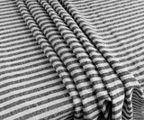 Amalfi Stripe Linen Round Tablecloth