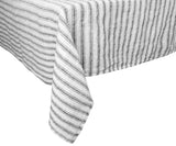 Linen Tablecloth - Striped Tablecloths