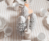 Homestead Stripe Linen Tablecloth -  Round Tablecloth 60 inch