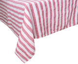 Linen Striped Tablecloth