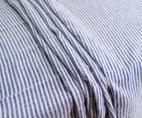 Narrow Stripe Linen Rectangle Tablecloth - Striped Tablecloth