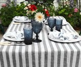 Linen Striped Tablecloth