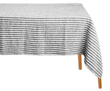 Linen Tablecloth - Rectangle Striped Tablecloths