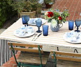 Linen Striped Tablecloth