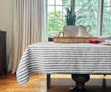 Linen Tablecloth - Striped Tablecloths