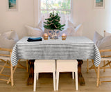 Linen Tablecloth - Striped Tablecloths