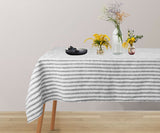 Linen Tablecloth - Striped Tablecloths