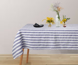 Linen Striped Tablecloth