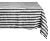 Linen Striped Tablecloth