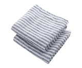 Striped Linen Hand Towels
