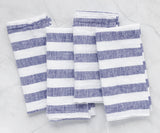 Italian Stripe Linen Napkins