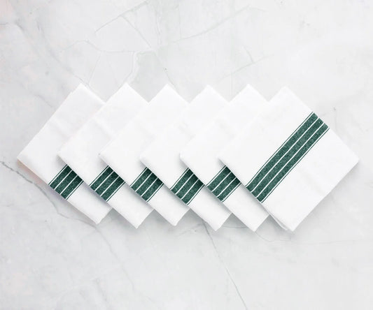 Green Dinner Napkins - Set of 6