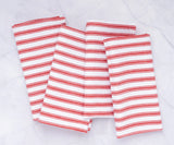 Ticking Stripe Napkins - Red