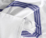 Round Tablecloth 63 inch - Striped Cotton Tablecloth