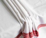 Round Tablecloth 63 inch - Striped Cotton Tablecloth