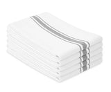 Gray and White Towels - Dish Towels