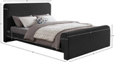 Stylus Boucle Fabric Bed – Modern Curved Headboard Design for Cozy Contemporary Bedrooms