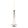Golf Club Pewter Candlestick