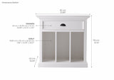 Halifax Grand Bedside Table with Dividers