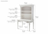 Provence Secretary Desk with Hutch