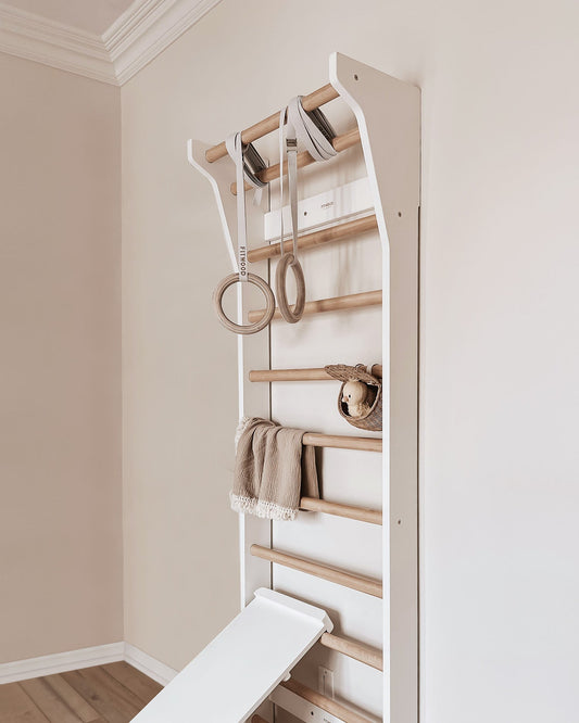 TAIMI wall bars | white - birch - Second Chance