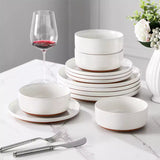 Tara Multicolor 12 Piece Dinnerware Set