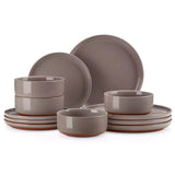 Tara Multicolor 12 Piece Dinnerware Set