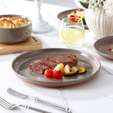 Tara Pink 12 Piece Dinnerware Set