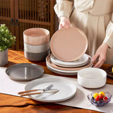 Tara 12 Piece Stoneware Dinnerware Set