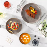 Tara Grey 18 Piece Dinnerware Set