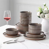 Tara Pink 18 Piece Dinnerware Set