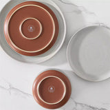 Tara Grey 24 Piece Dinnerware Set for 8