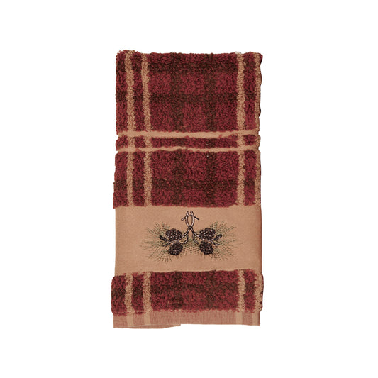 Pine Cone Fingertip Towel