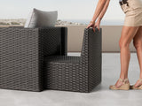 Transformer Patio Conversation Set - Modular 3 Piece to 5