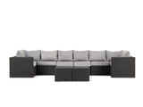 Transformer Patio Conversation Set - Modular 6 Piece to 10