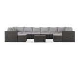 Transformer Patio Conversation Set - Modular 9 Piece to 15