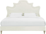 Serenity Cream Performance Velvet Bed
