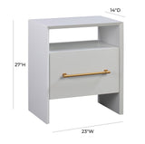 Libre 23" Nightstand With Drawer
