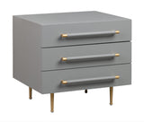 Trident 28" 3-Drawer Nightstand