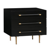 Trident 28" 3-Drawer Nightstand