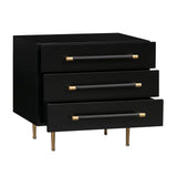 Trident 28" 3-Drawer Nightstand