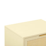 Sierra 22" Cane 2-Drawer Nightstand