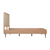 Carmen Natural Ash and Cane Bed