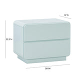 Sagura 28" 2-Drawer Nightstand