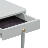 Julieta 19" Acacia Wood Nightstand With Drawer