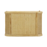 Tina 27" Rattan Nightstand With Storage