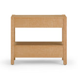 Brandyss 26" Burl 2-Drawer Nightstand