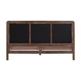 Hella Contract-Grade Velvet and Ash Wood Bed