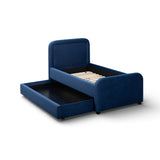 Briella Performance Velvet Trundle Bed in Twin